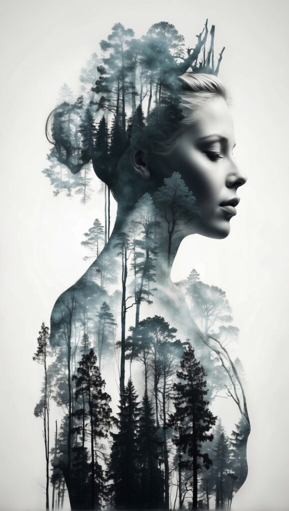 Queen with the Nature