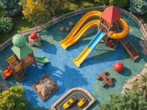 my dream playground colour the picture