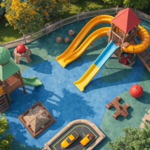 my dream playground colour the picture