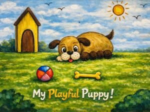 my playful puppy