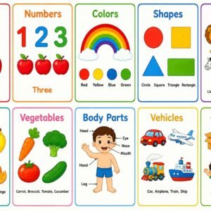 toddler learning flashcards