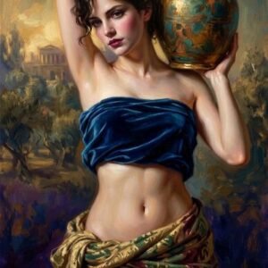 woman with amphora fine art print product image